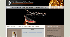 Desktop Screenshot of internationalharpmuseum.org